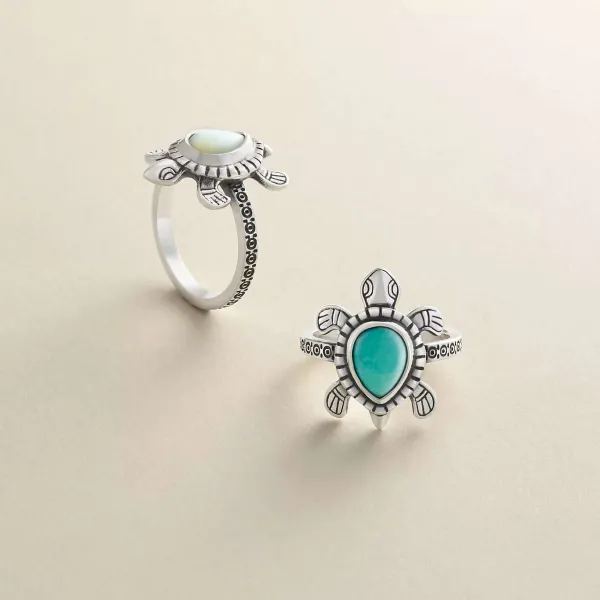 James Avery Artisan Jewelry Rings-Turtle Gemstone Ring