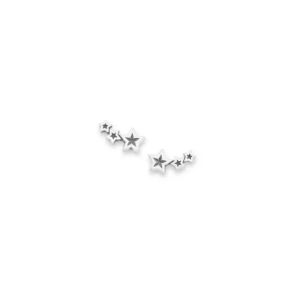 James Avery Artisan Jewelry Earrings-Twinkling Stars Ear Climbers
