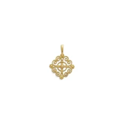 James Avery Artisan Jewelry Pendants-Twisted Wire Lacy Cross Pendant