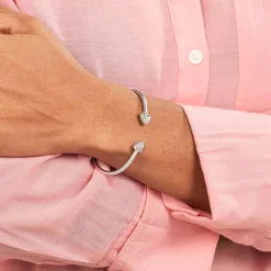 James Avery Artisan Jewelry Bracelets-Two Hearts Flexible Cuff Bracelet