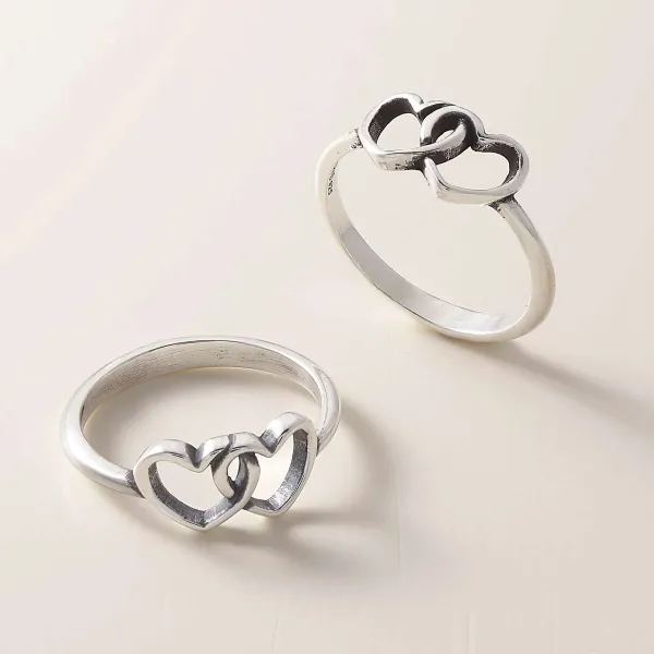 James Avery Artisan Jewelry Rings-Two Hearts Together Ring