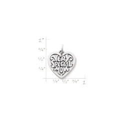 James Avery Artisan Jewelry Charms-Very Special Mom Heart Charm