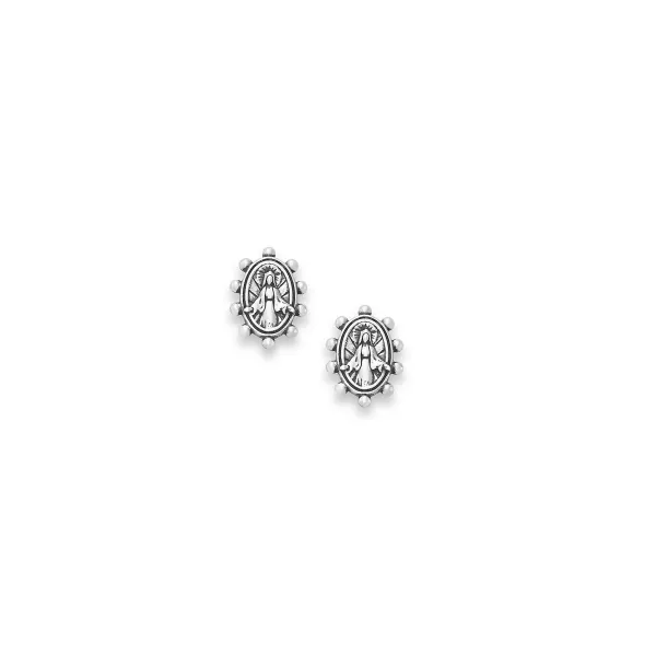 James Avery Artisan Jewelry Earrings-Virgin Mary Studs