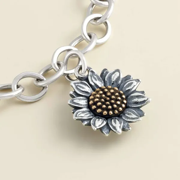 James Avery Artisan Jewelry Charms-Wild Sunflower Charm