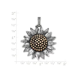 James Avery Artisan Jewelry Pendants-Wild Sunflower Pendant